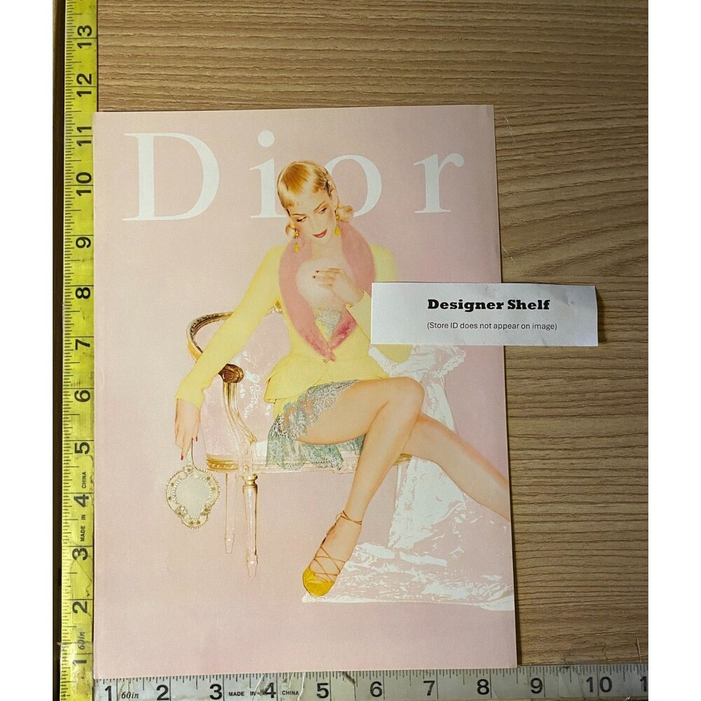 Dior Pastel Fashion 1997 Campaign Vintage Magazine Print Advertisement